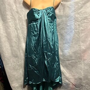 Alfred Angelo Teal High Low Dress